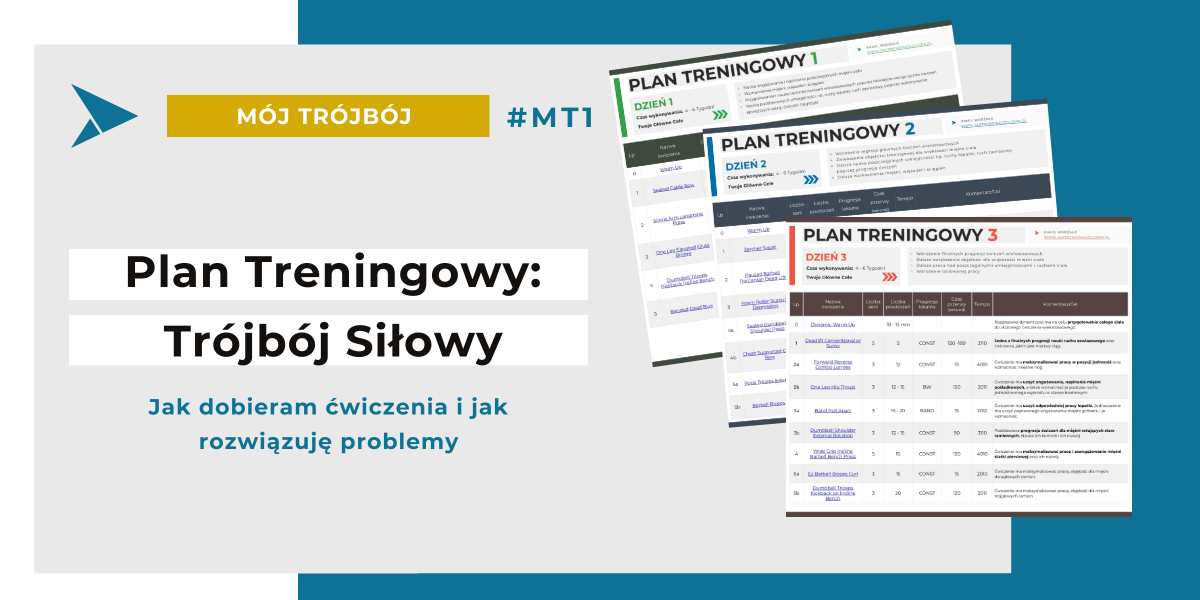 Mój Trójbój 1 - Mój plan treningowy - Trójbój Siłowy